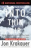 Into Thin Air: A Personal Account of the Mt. Everest Disaster livre