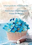 Herzlichen Glückwunsch / Happy Birthday - Geburtstagskalender A4 - Jahresunabhängig livre