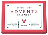 Elma van Vliet Der persönliche Adventskalender: 24 Karten und Kuverts, mit Kordel zum Aufhängen livre