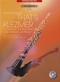 That's Klezmer: 12 Stücke für 1 - 2 Klarinetten (oder Violinen) und Klavier / Besetzung erweiterba livre