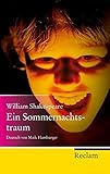 Ein Sommernachtstraum (Reclam Taschenbuch) livre