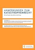 Anmerkungen Zum Katastrophenrecht livre