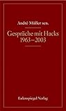 Gespräche mit Peter Hacks livre