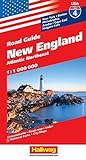 Hallwag USA New England Road Guide: Atlantic Northeast: New York, Philadelphia, Boston, Acadia, Cape livre
