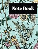 Notebook: Victorian Garden Notebook (Compsition Book Journal) (8.5x 11
