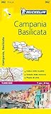 Michelin Map Campania, Basilicata livre