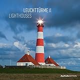 Leuchttürme 2016 - Lighthouses - Broschürenkalender (30 x 60 geöffnet) - Landschaftskalender - Wa livre