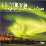 Aurora Borealis 2014 - Nordlicht: Original BrownTrout-Kalender [Mehrsprachig] [Kalender] livre