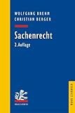 Sachenrecht (Mohr Lehrbuch) livre