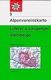 Loferer- und Leoganger Steinberge: Wege und Skitouren (Alpenvereinskarten) livre